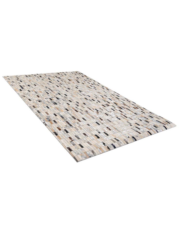 Detail image of 5' 1 x 8' 1 Cowhide - Patchwork Rug