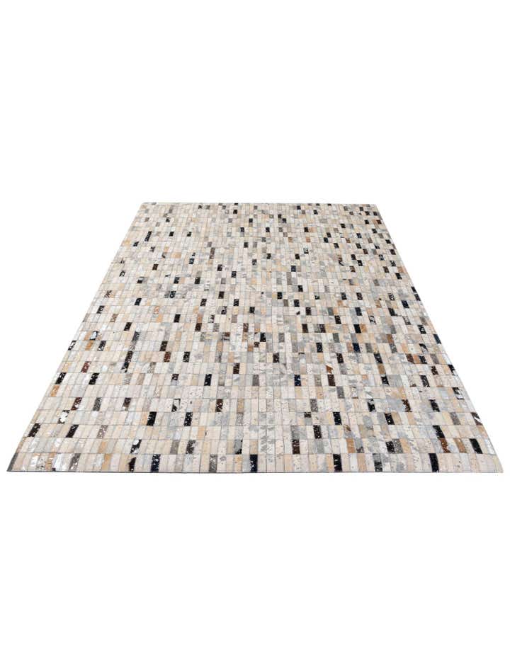 5' 1 x 8' 1 Cowhide - Patchwork Rug