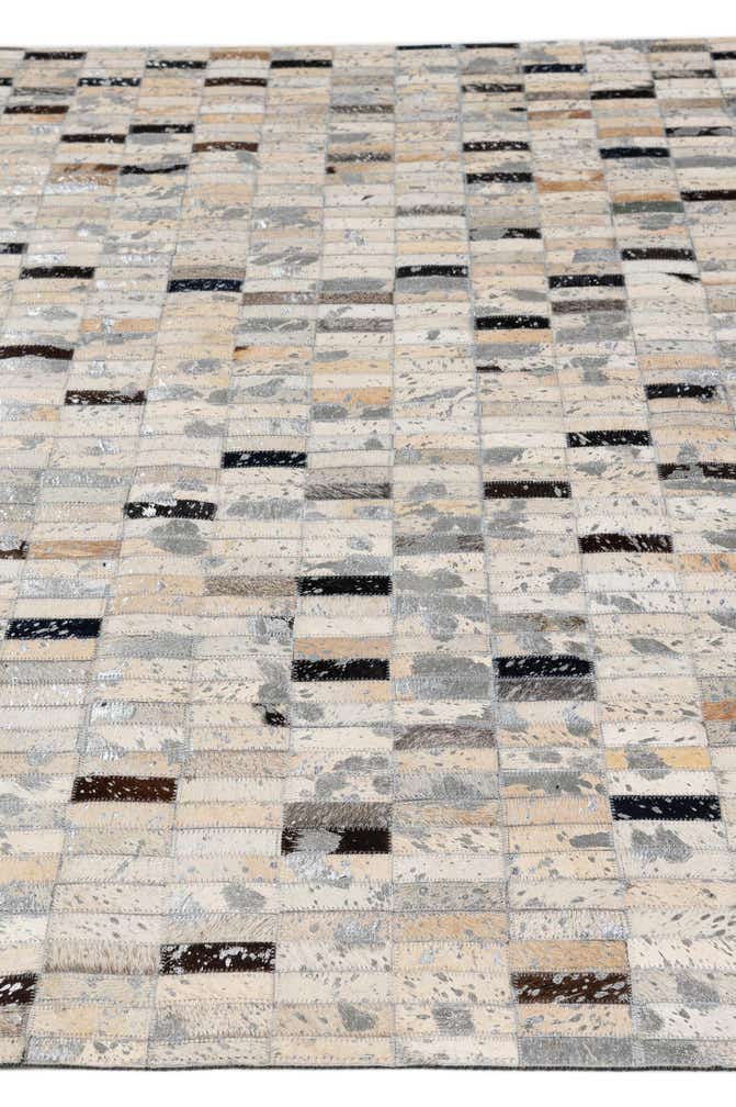 5' 1 x 8' 1 Cowhide - Patchwork Rug