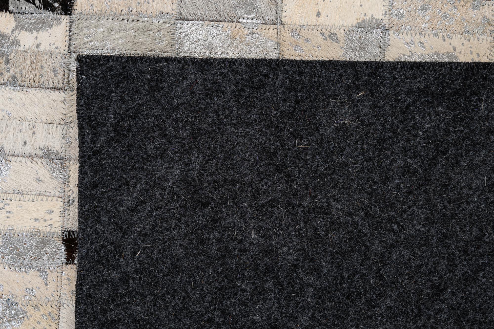 5' 1 x 8' 1 Cowhide - Patchwork Rug