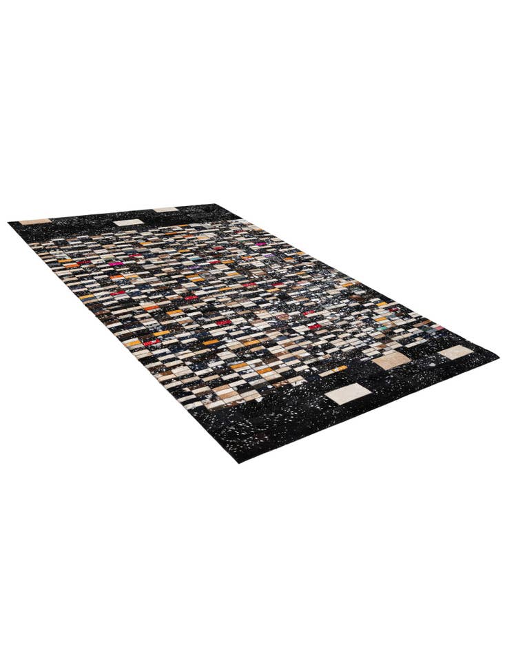 Detail image of 5' x 7' 11 Cowhide - Patchwork Rug