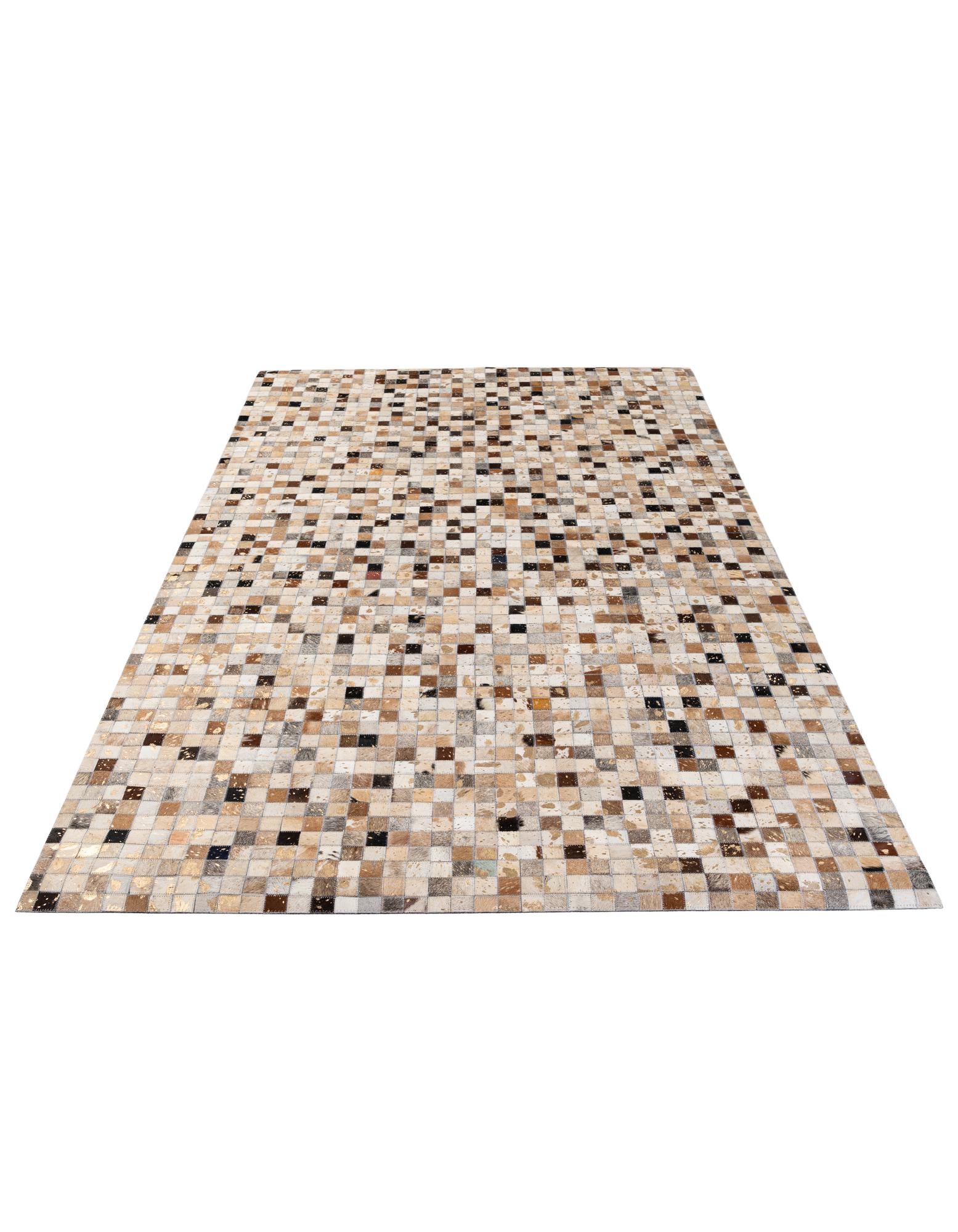4' 11 x 7' 10 Cowhide - Patchwork Rug
