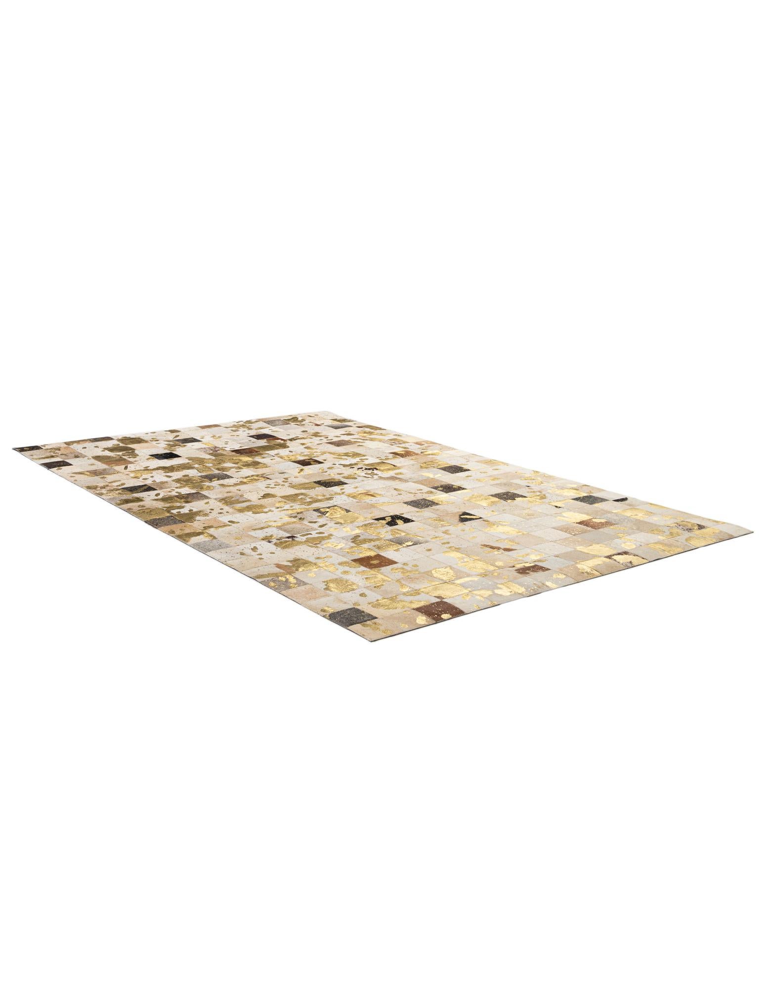 4' 11 x 7' 11 Cowhide - Patchwork Rug