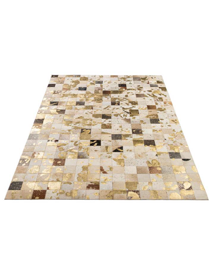 4' 11 x 7' 11 Cowhide - Patchwork Rug