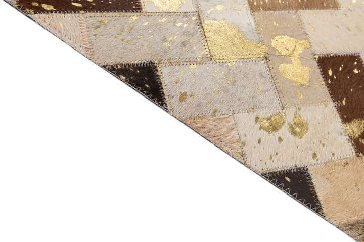 5' 1 x 7' 11 Cowhide - Patchwork Rug
