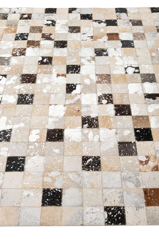 5' 1 x 8' 1 Cowhide - Patchwork Rug