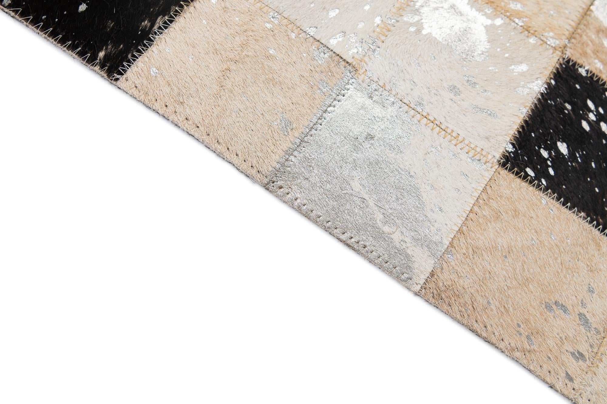 5' 1 x 8' 1 Cowhide - Patchwork Rug