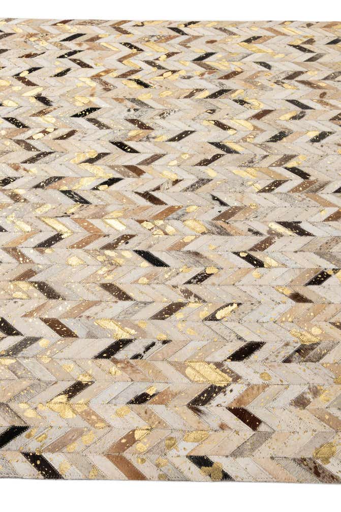 5' 2 x 7' 11 Cowhide - Patchwork Rug