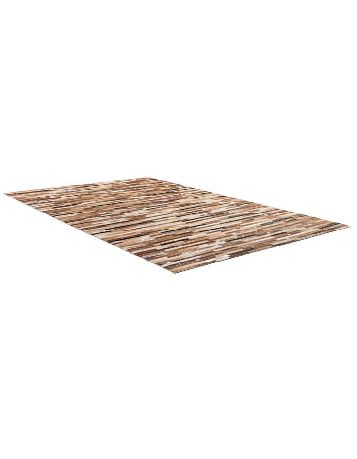 Detail image of 5' 1 x 8' 1 Cowhide - Patchwork Rug