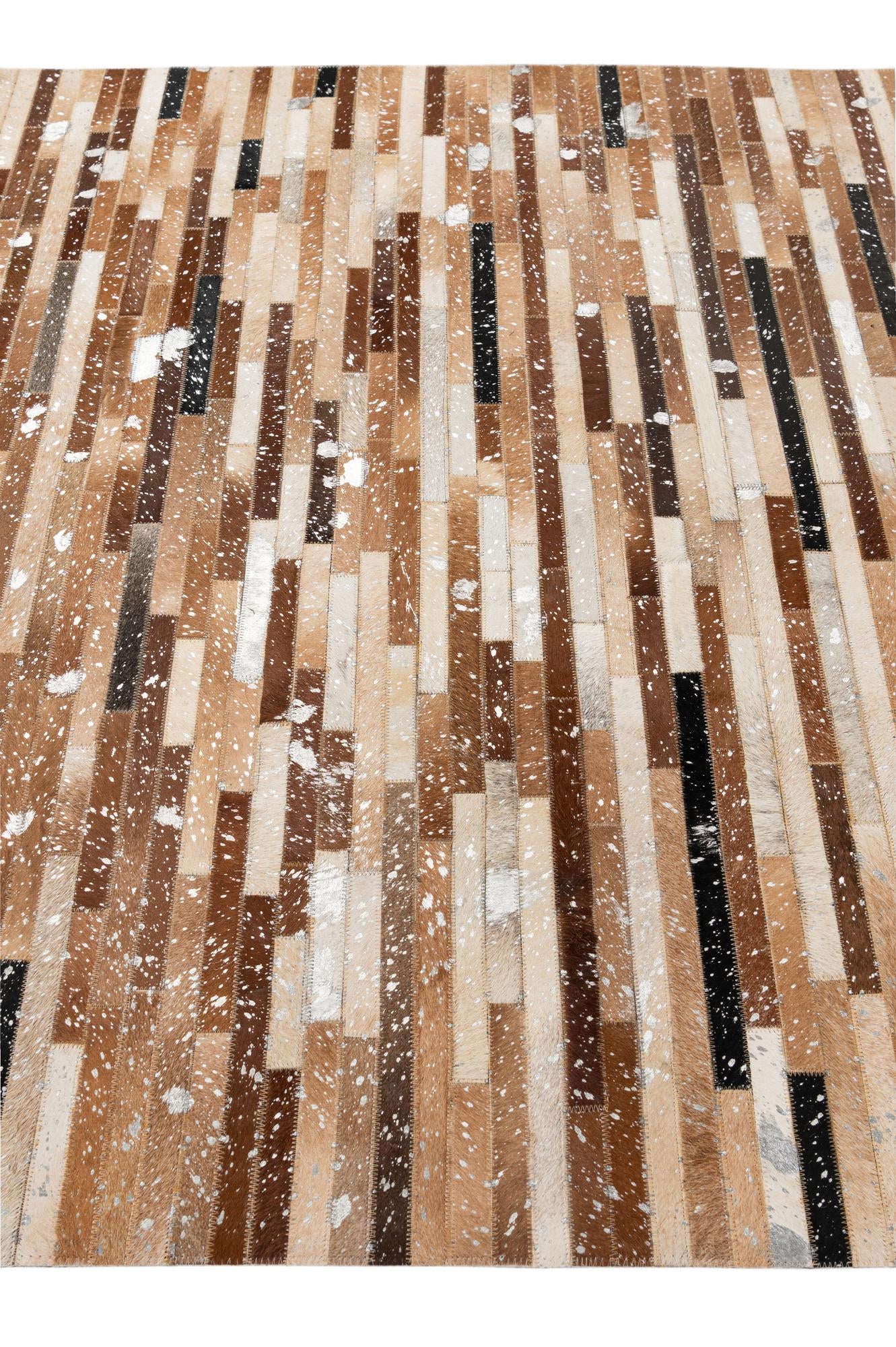 5' 1 x 8' 1 Cowhide - Patchwork Rug