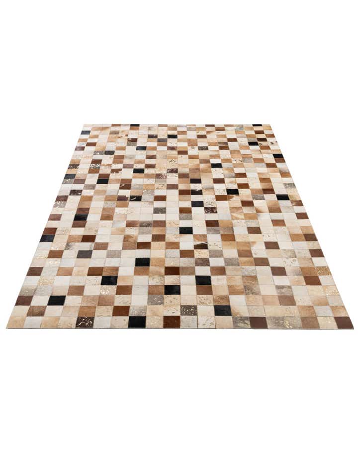 5' 1 x 8' 1 Cowhide - Patchwork Rug