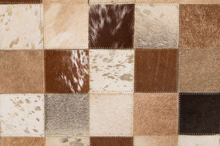 5' 1 x 8' 1 Cowhide - Patchwork Rug