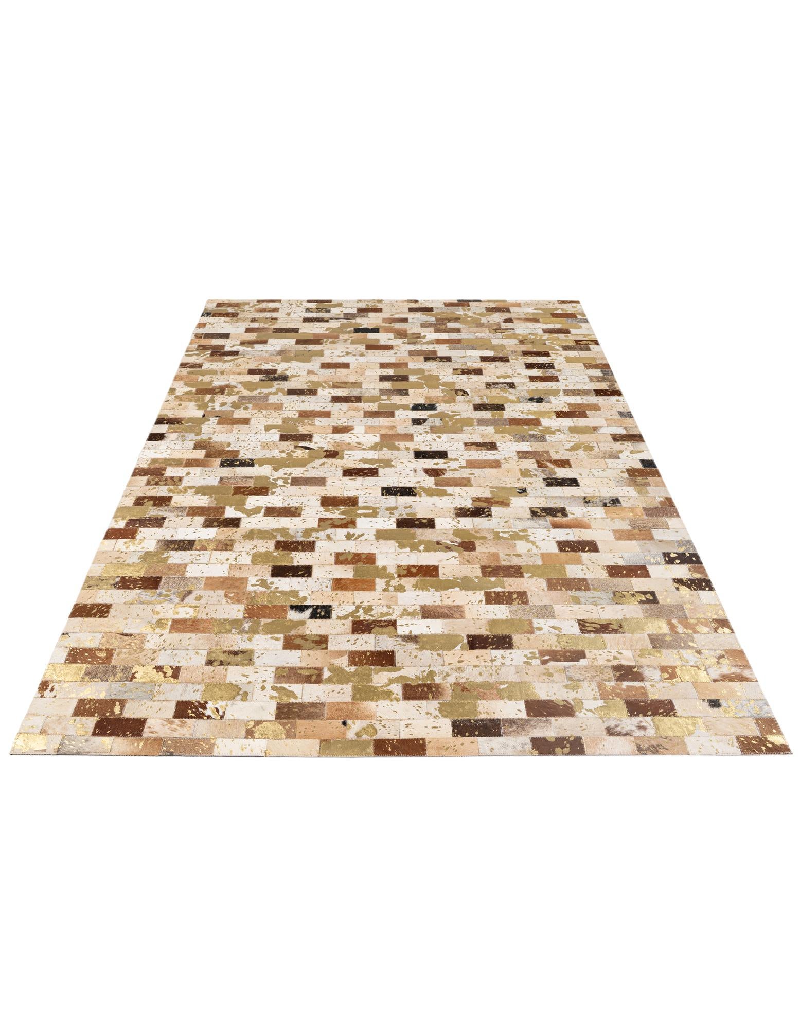 150cm x 245cm Cowhide - Patchwork Tæppe