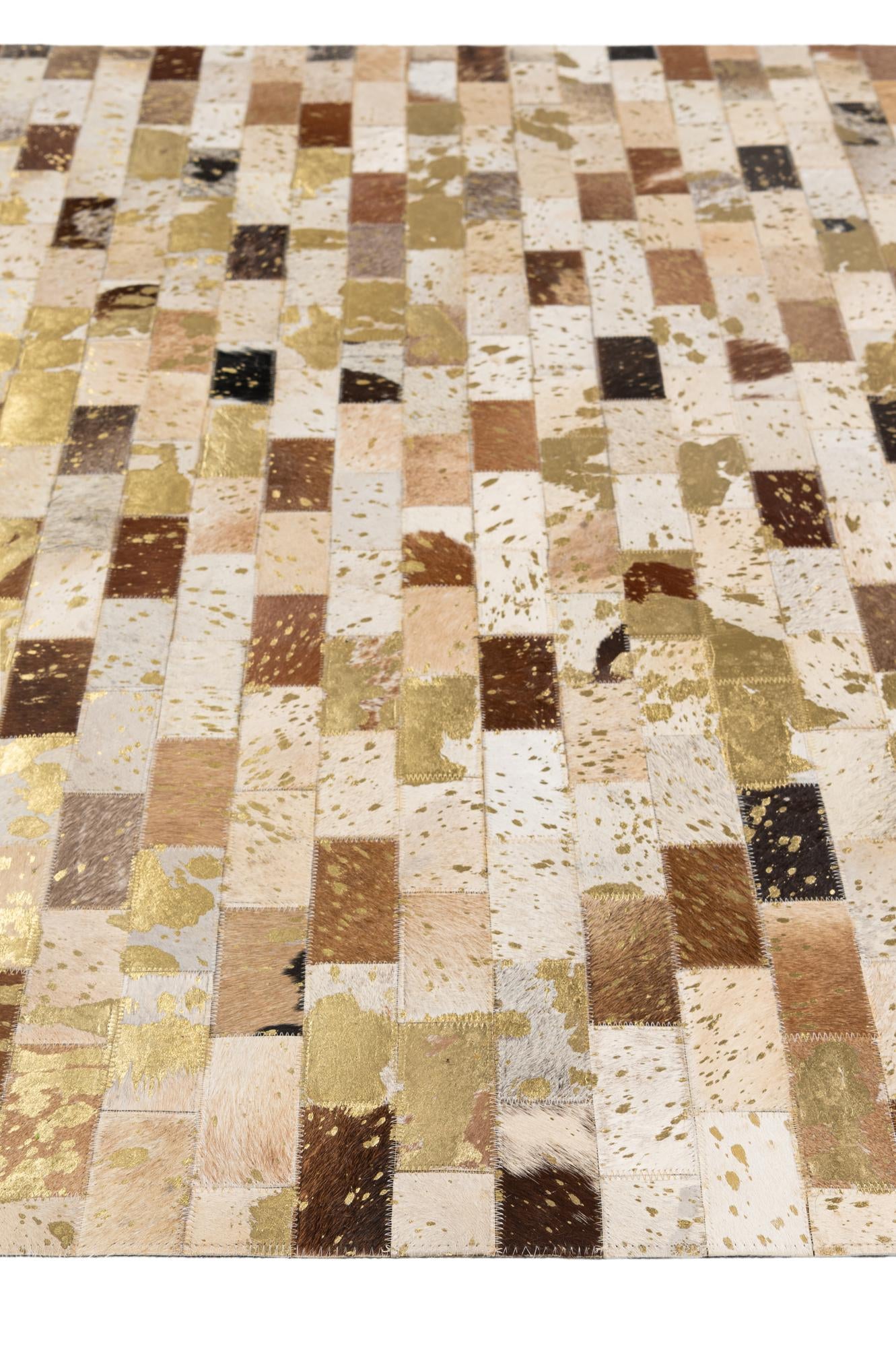 150cm x 245cm Cowhide - Patchwork Tæppe