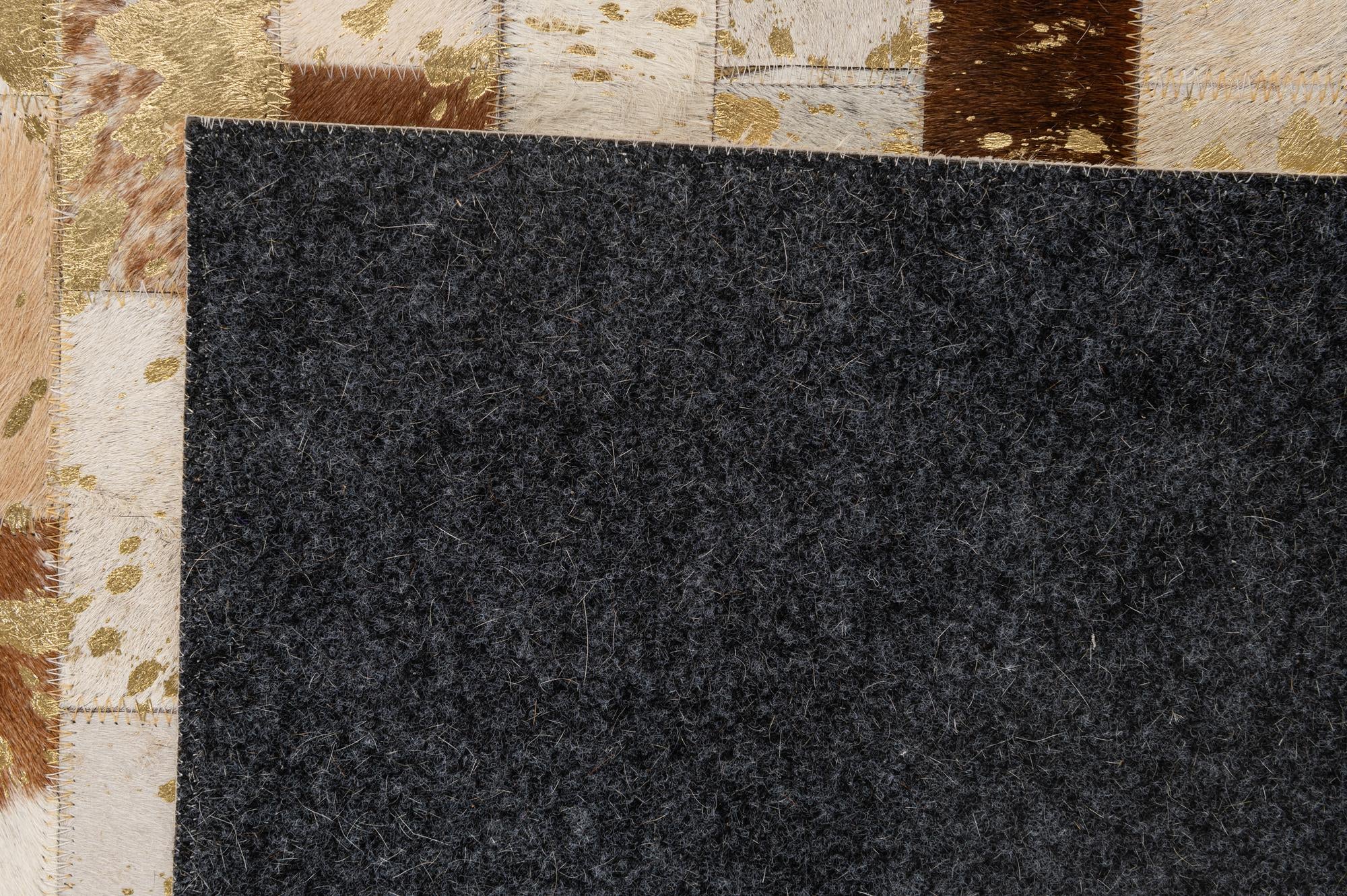 150cm x 245cm Cowhide - Patchwork Tæppe