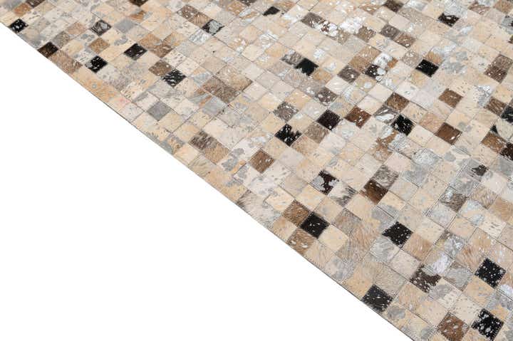 4' 11 x 7' 11 Cowhide - Patchwork Rug