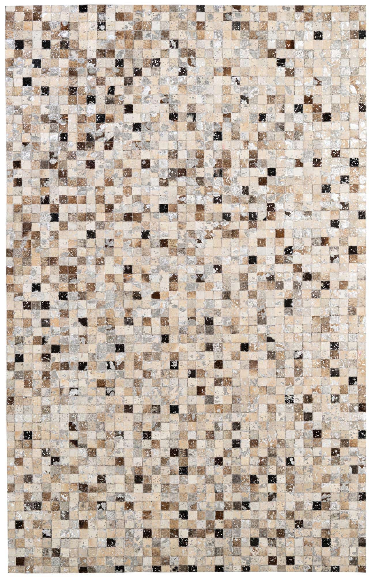 4' 11 x 7' 11 Cowhide - Patchwork Rug