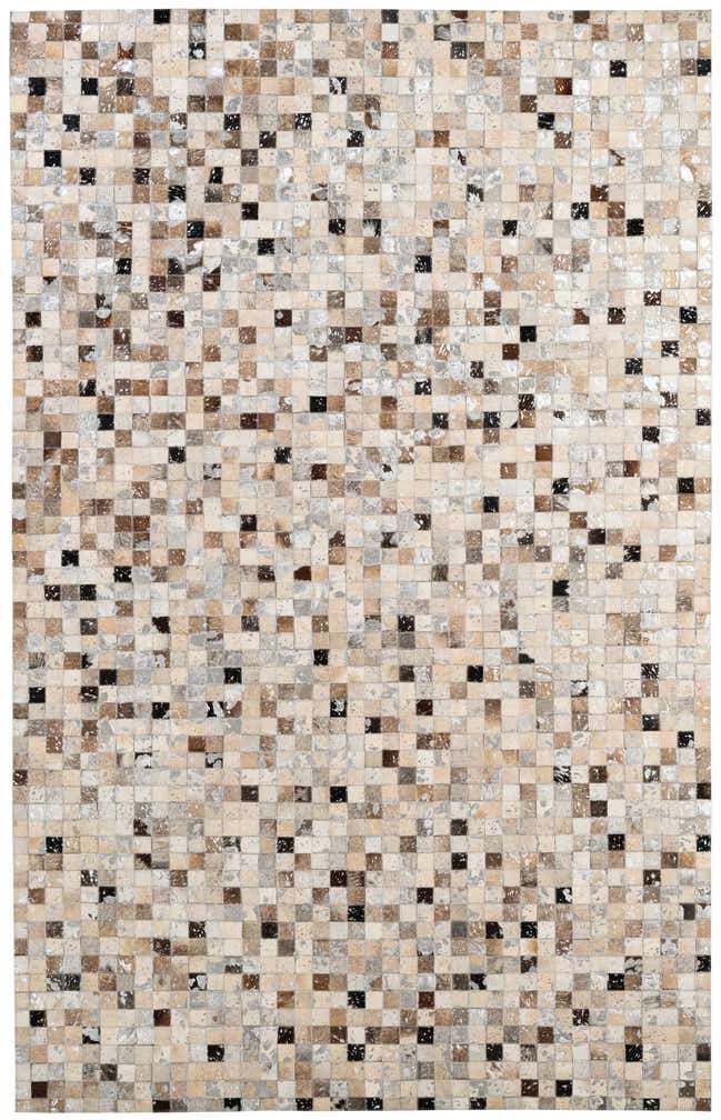 4' 11 x 7' 11 Cowhide - Patchwork Rug