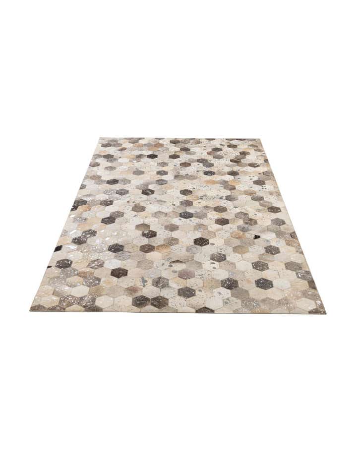 5' 1 x 8' Cowhide - Patchwork Rug
