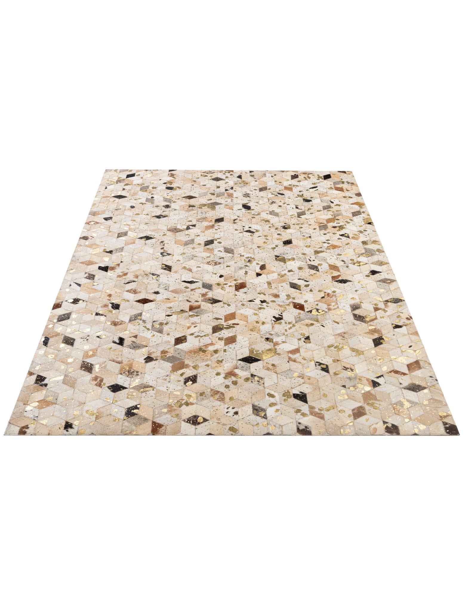 5' x 8' 1 Cowhide - Patchwork Rug