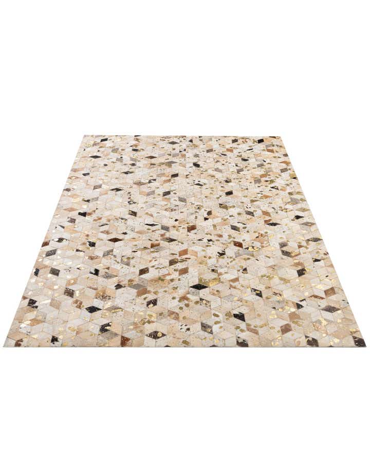 5' x 8' 1 Cowhide - Patchwork Rug