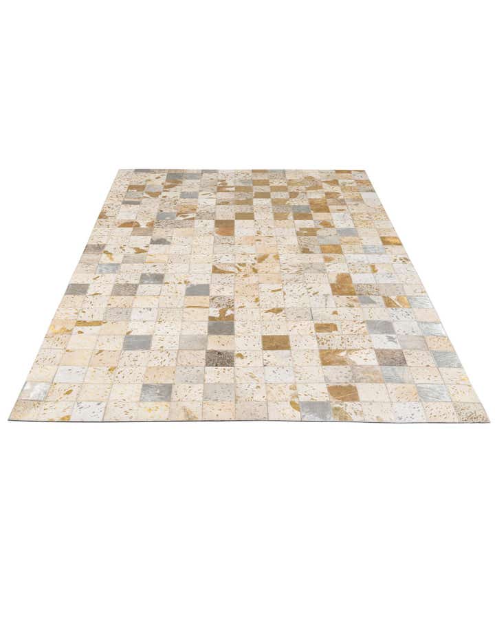 5' x 7' 10 Cowhide - Patchwork Rug