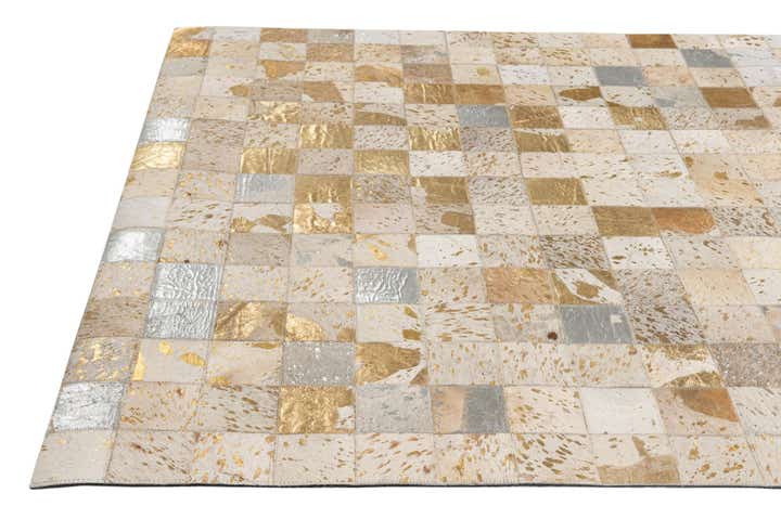 5' x 7' 10 Cowhide - Patchwork Rug