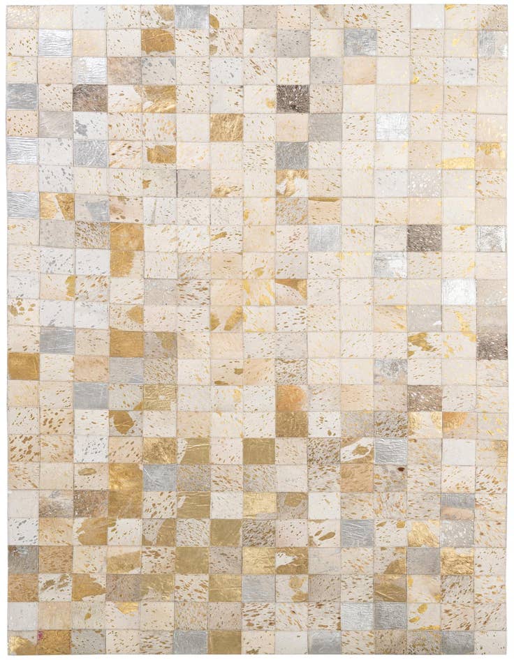 Detail image of 5' x 7' 10 Cowhide - Patchwork Rug