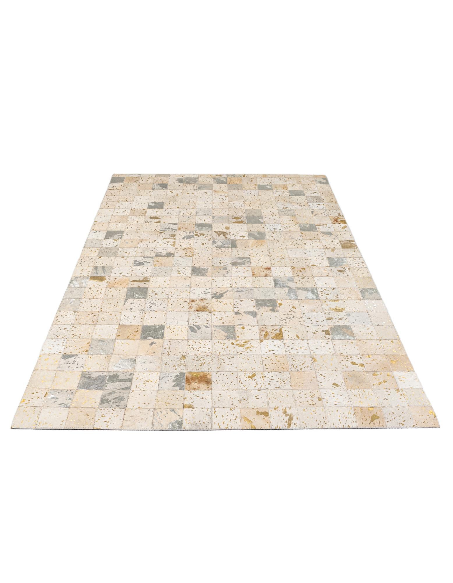 4' 11 x 7' 11 Cowhide - Patchwork Rug
