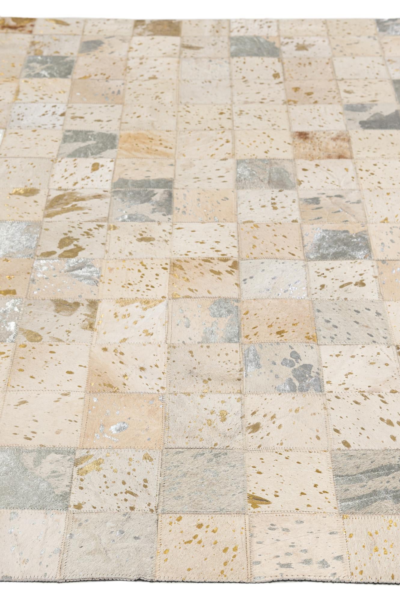 4' 11 x 7' 11 Cowhide - Patchwork Rug