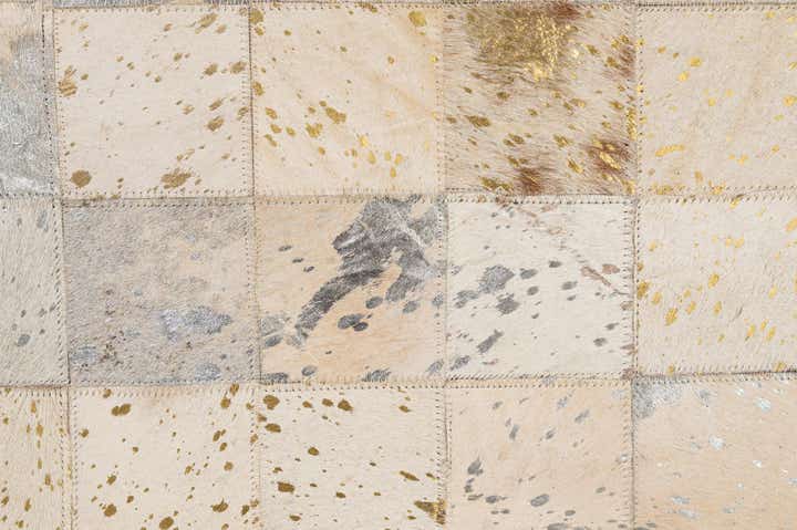 4' 11 x 7' 11 Cowhide - Patchwork Rug