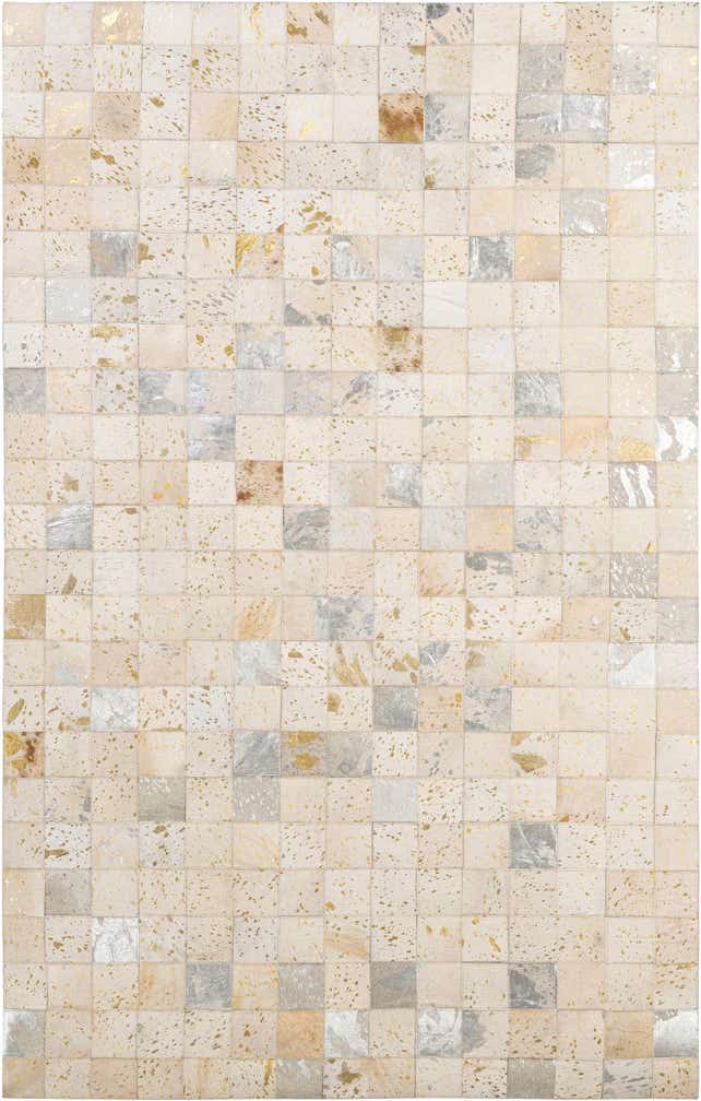 4' 11 x 7' 11 Cowhide - Patchwork Rug