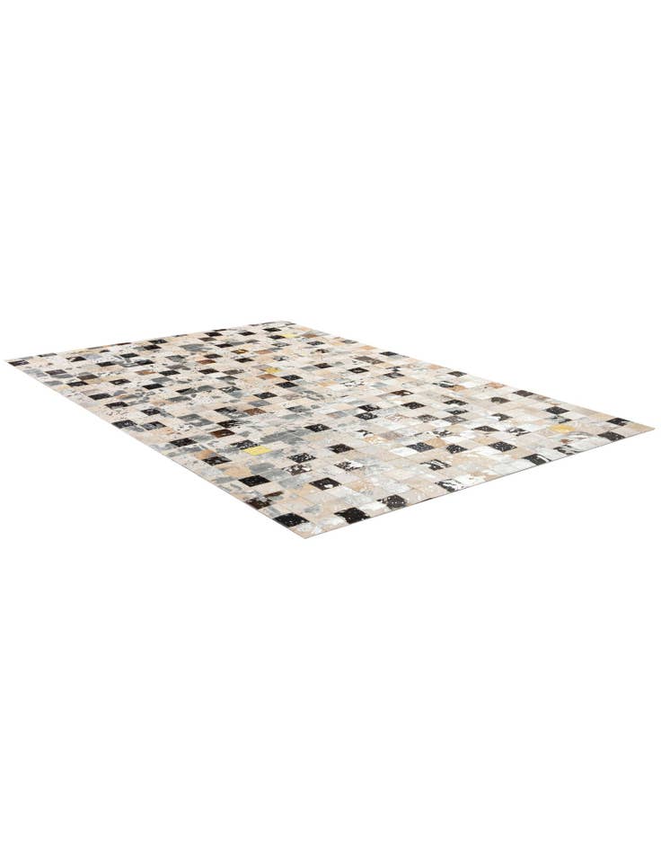 Detail image of 5' 1 x 7' 11 Cowhide - Patchwork Rug