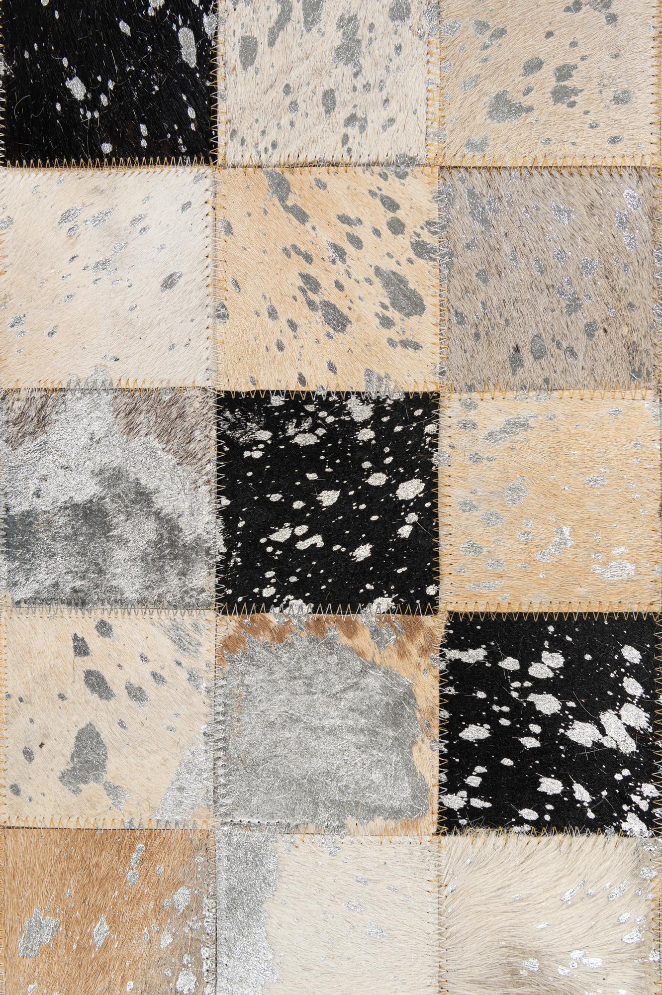 5' 1 x 7' 11 Cowhide - Patchwork Rug