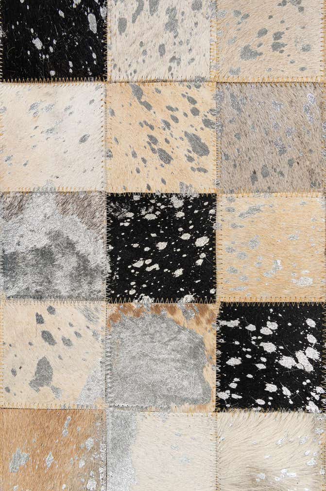 5' 1 x 7' 11 Cowhide - Patchwork Rug
