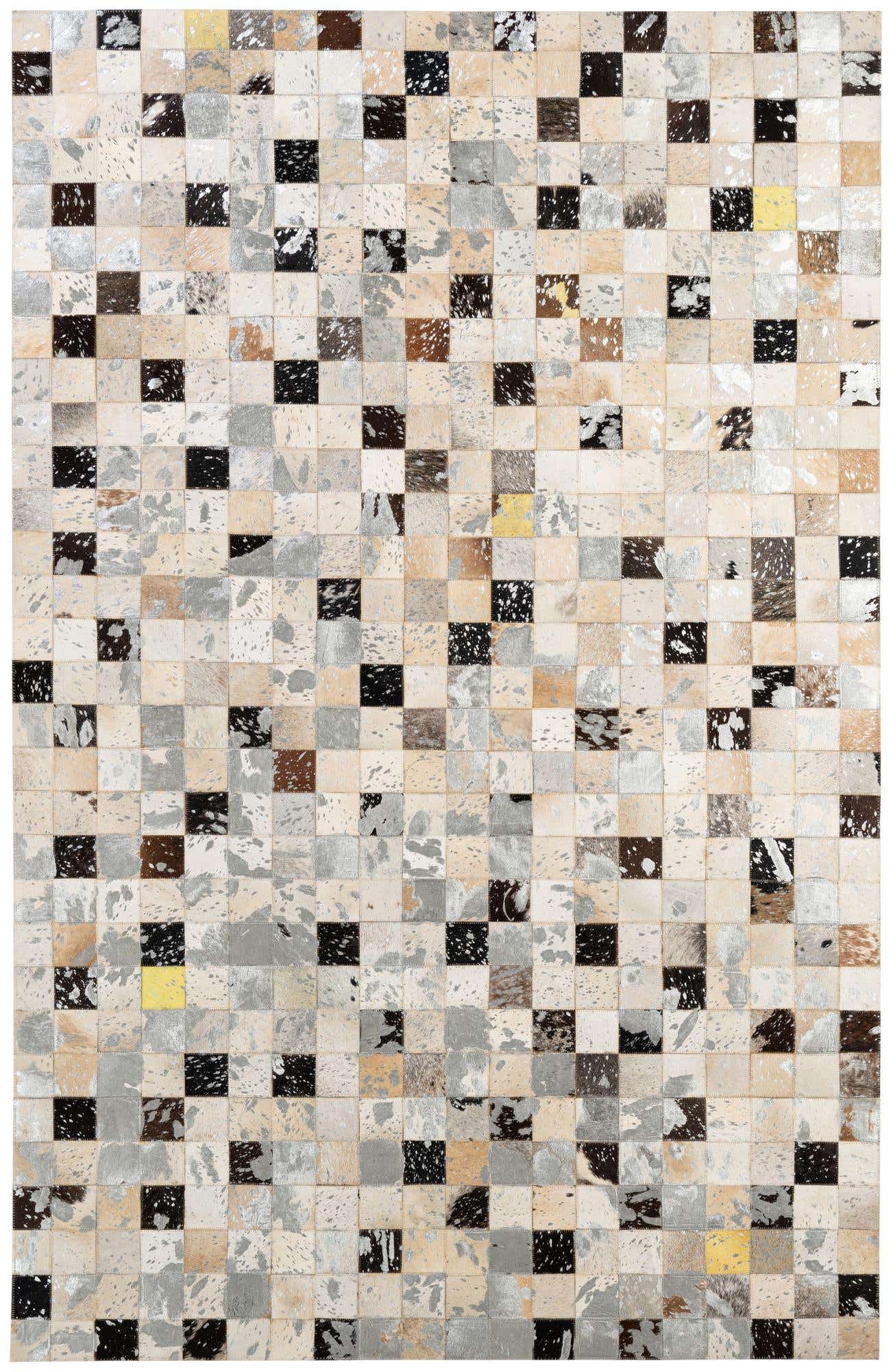 5' 1 x 7' 11 Cowhide - Patchwork Rug