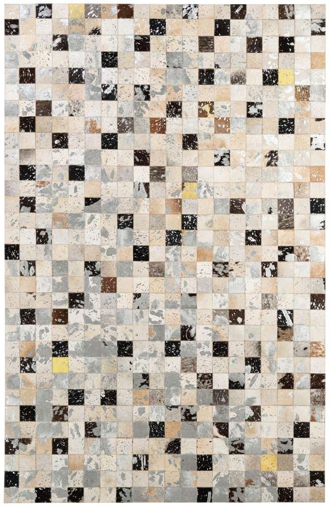 5' 1 x 7' 11 Cowhide - Patchwork Rug