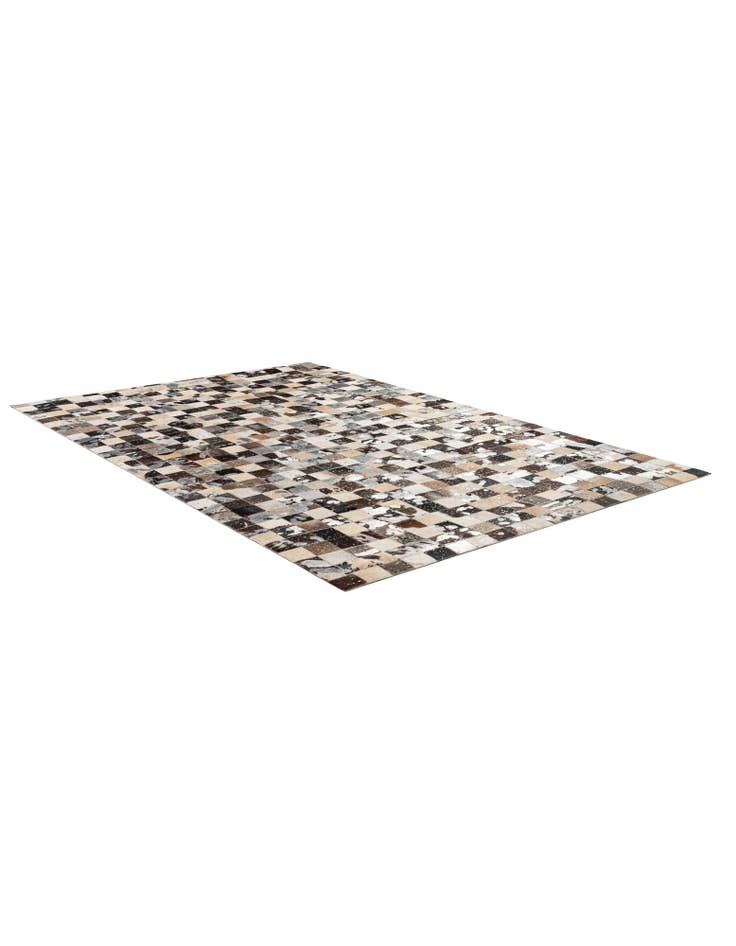 Detail image of 5' 1 x 8' Cowhide - Patchwork Rug