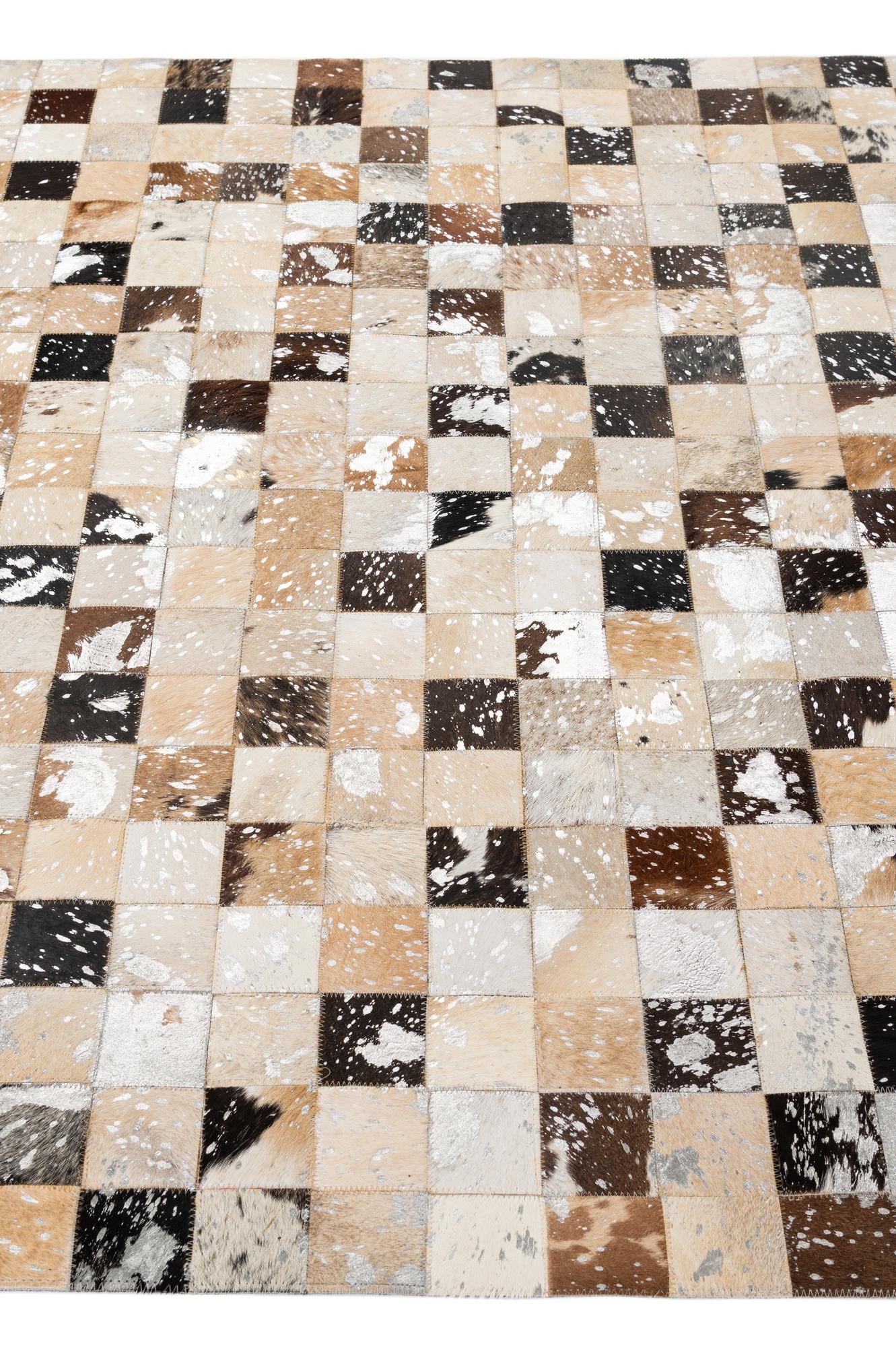 5' 1 x 7' 11 Cowhide - Patchwork Rug