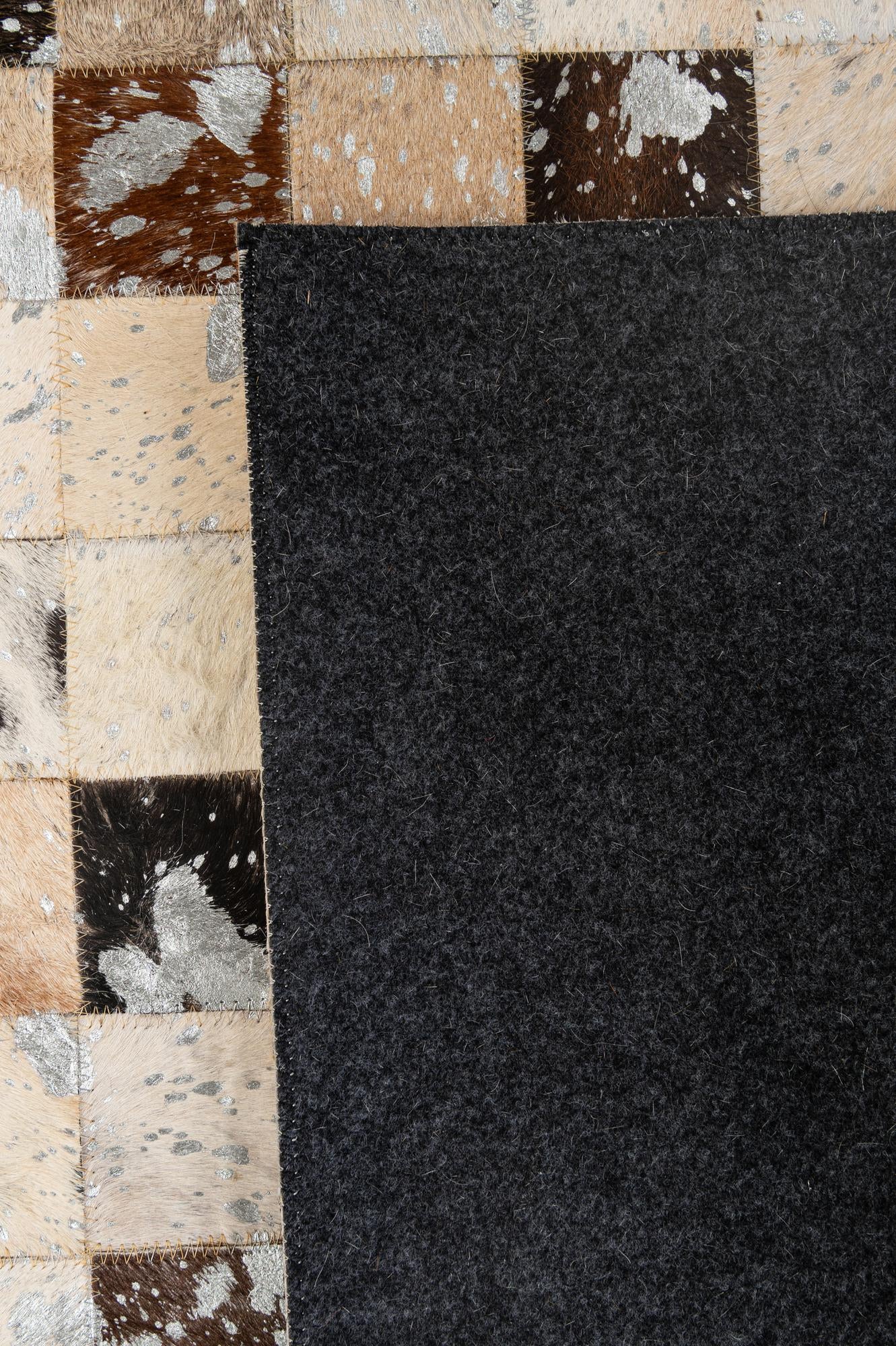5' 1 x 7' 11 Cowhide - Patchwork Rug