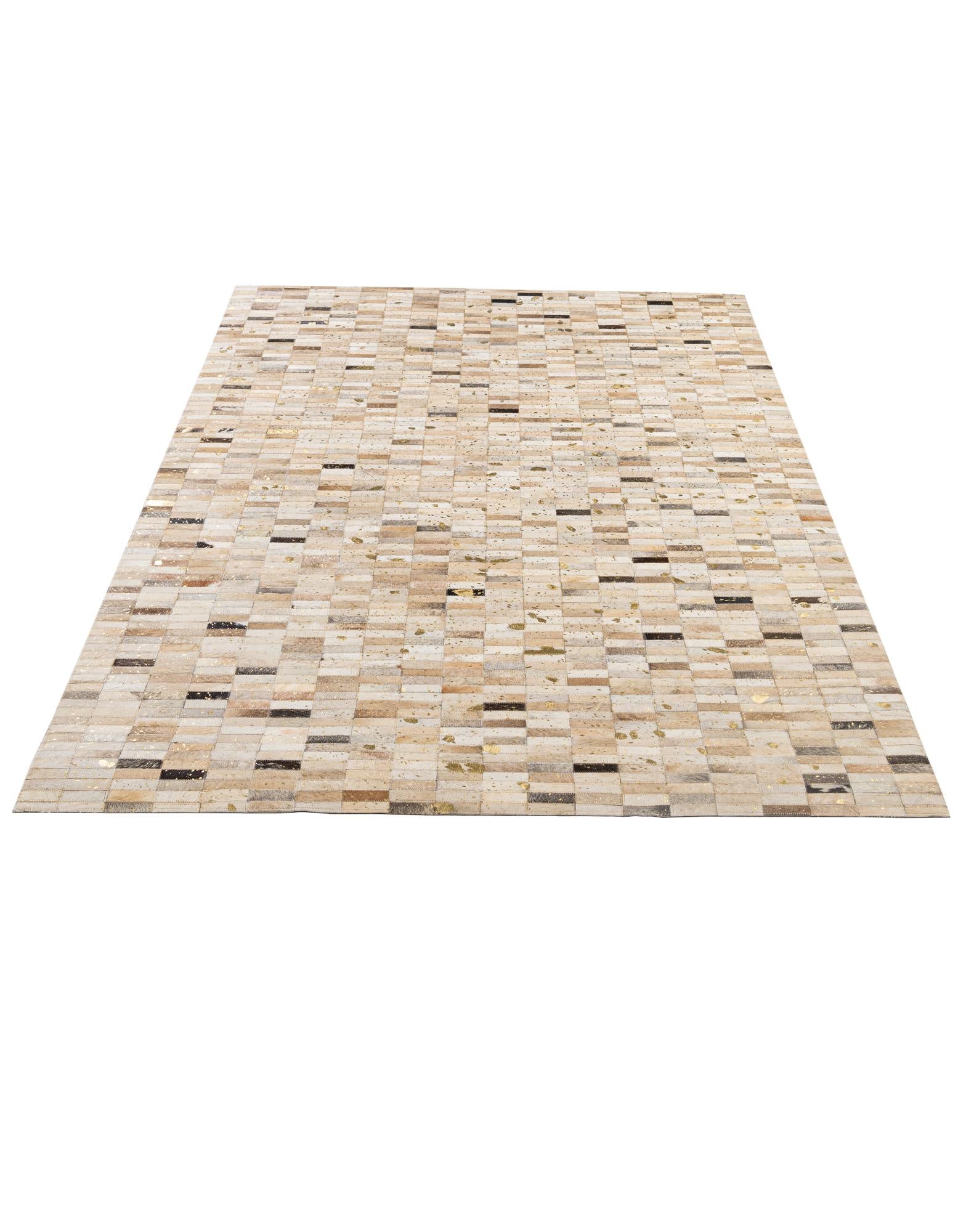 5' 2 x 8' Cowhide - Patchwork Rug