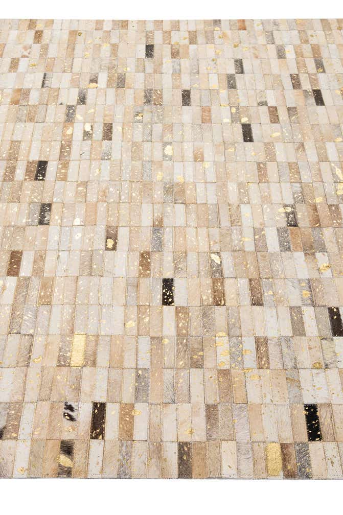 5' 2 x 8' Cowhide - Patchwork Rug