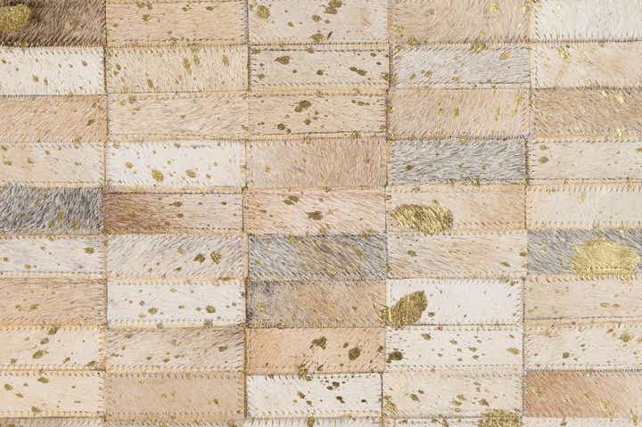 5' 2 x 8' Cowhide - Patchwork Rug