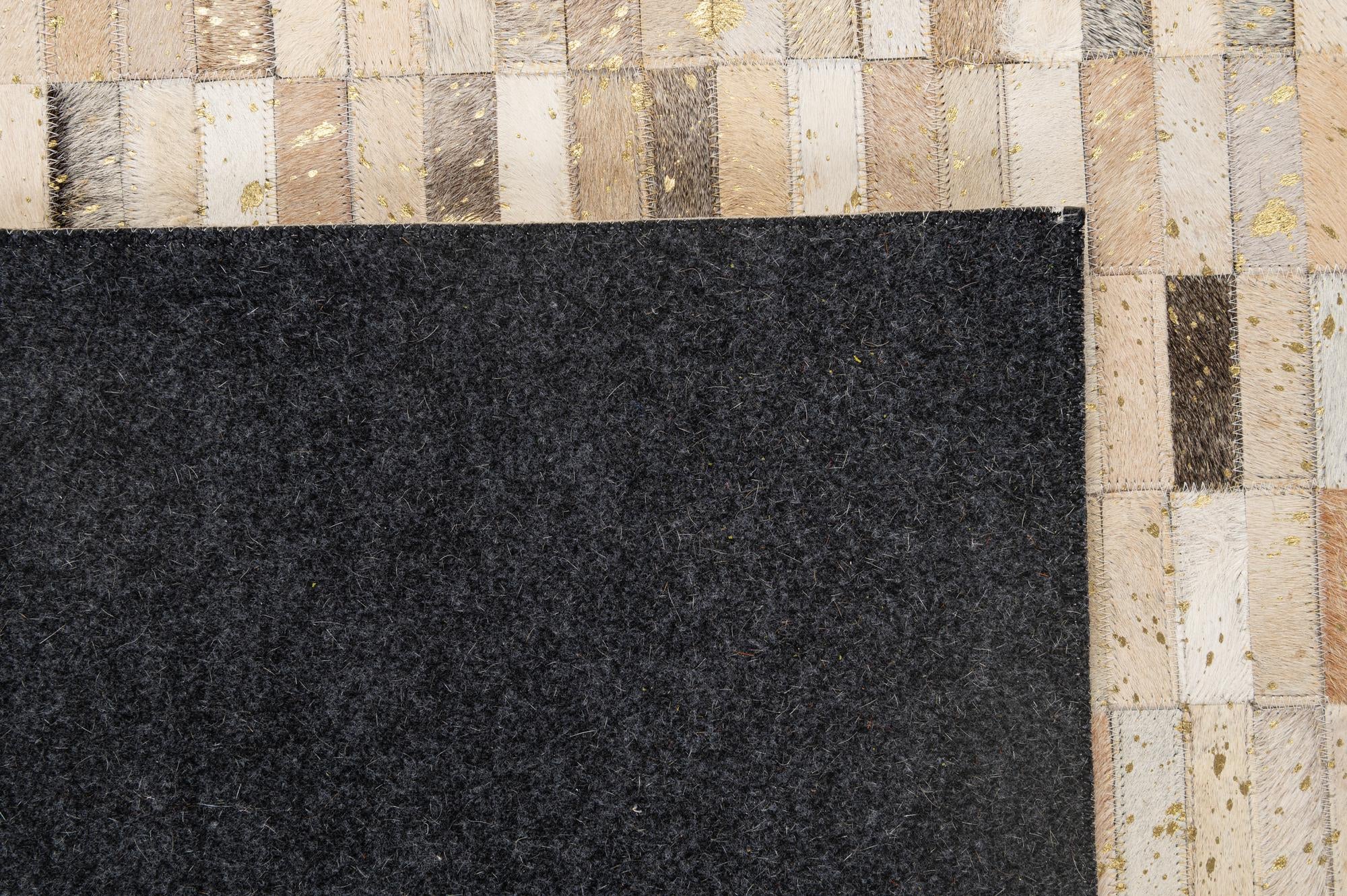 5' 2 x 8' Cowhide - Patchwork Rug