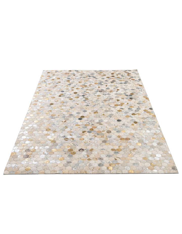 5' 1 x 8' Cowhide - Patchwork Rug
