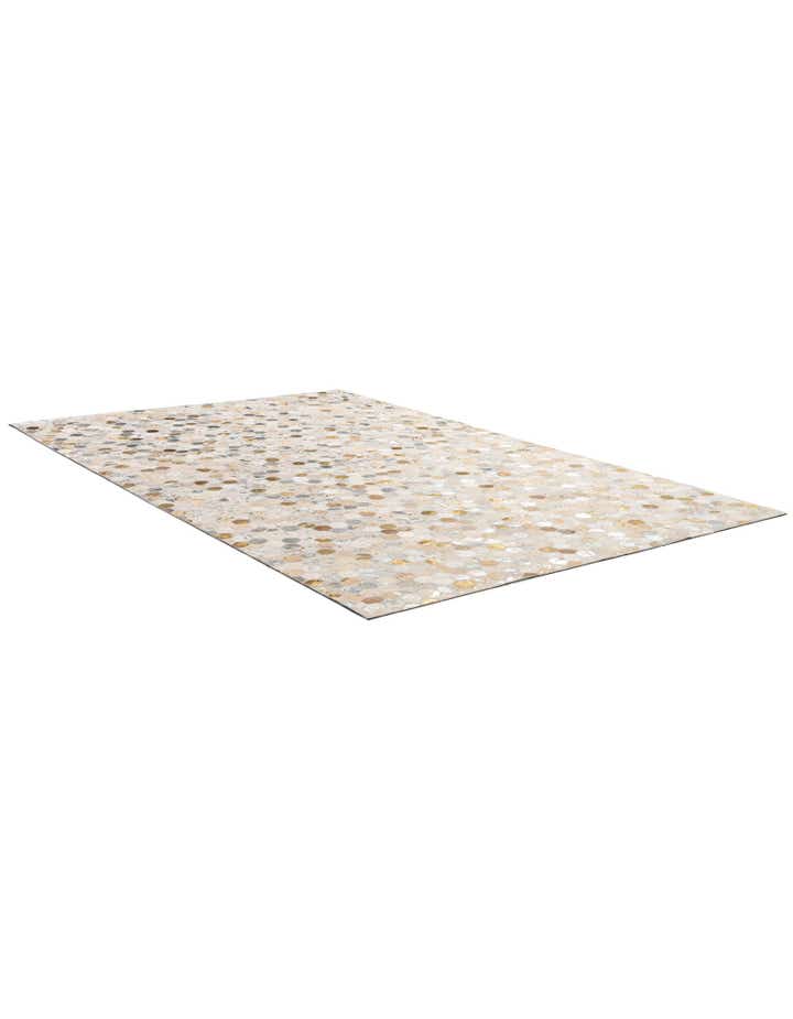 5' 2 x 8' 1 Cowhide - Patchwork Rug