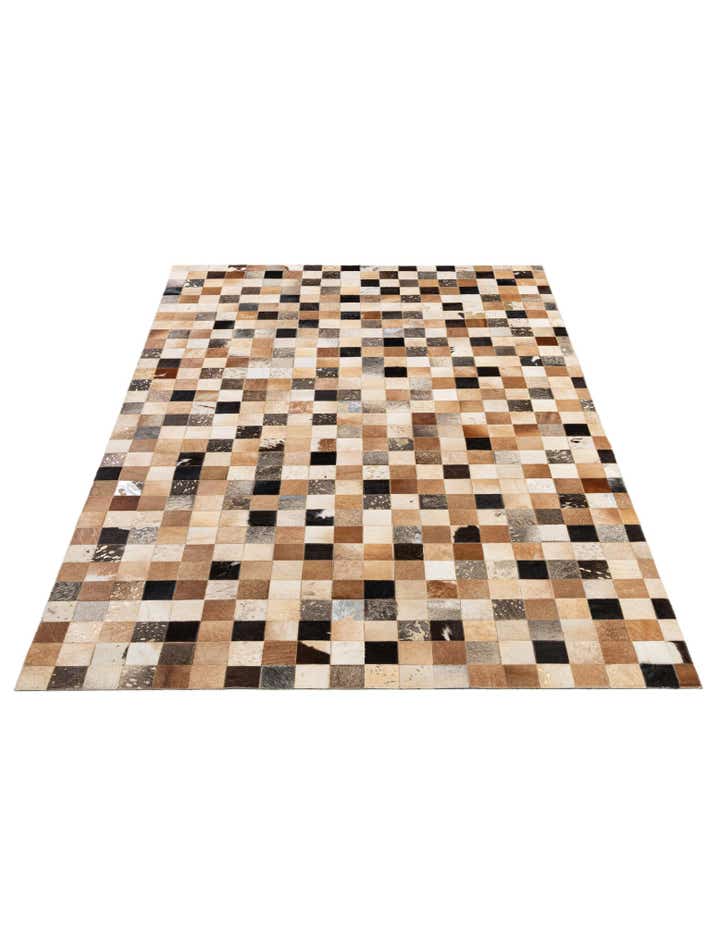 5' 1 x 8' 1 Cowhide - Patchwork Rug