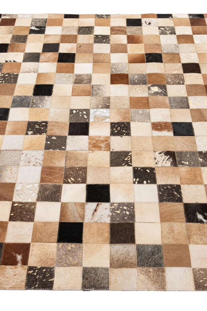 5' 1 x 8' 1 Cowhide - Patchwork Rug