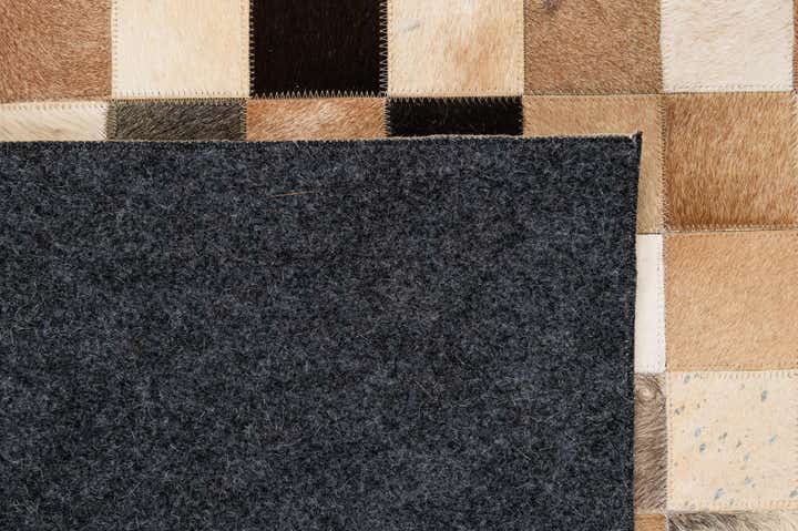 5' 1 x 8' 1 Cowhide - Patchwork Rug