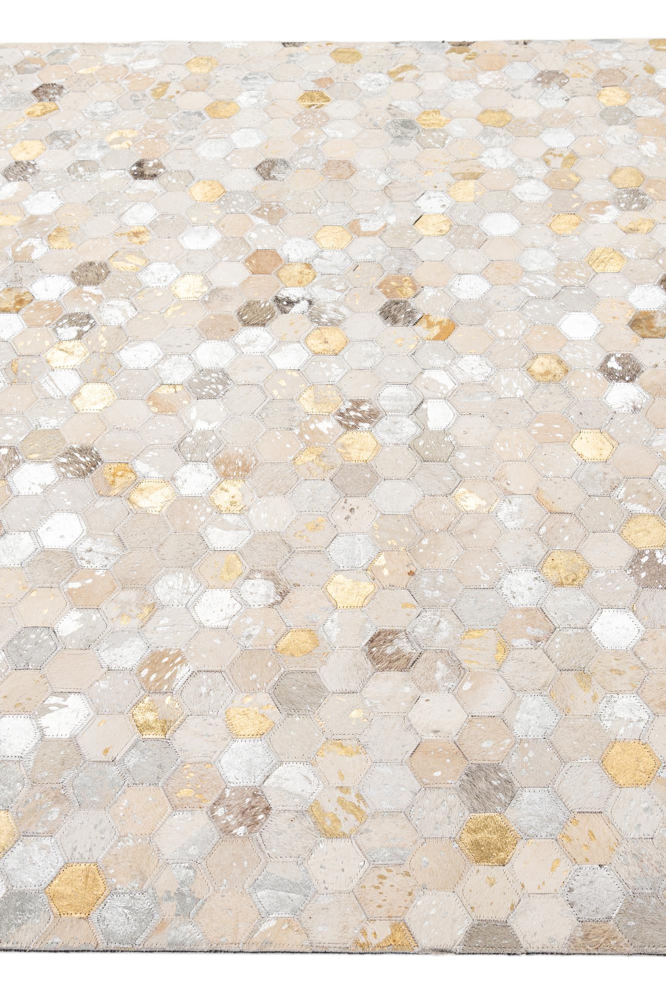 5' x 8' Cowhide - Patchwork Rug